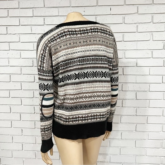Design‎ History Women’s Striped Wool Blend Sweater - Picture 6 of 11
